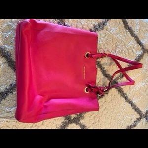 Authentic Fuchsia Michael Kors Tote Bag